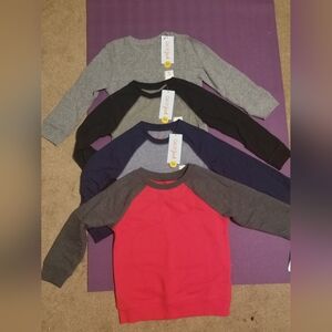Size 4T Unisex Long Sleeve Shirts. New With Tags